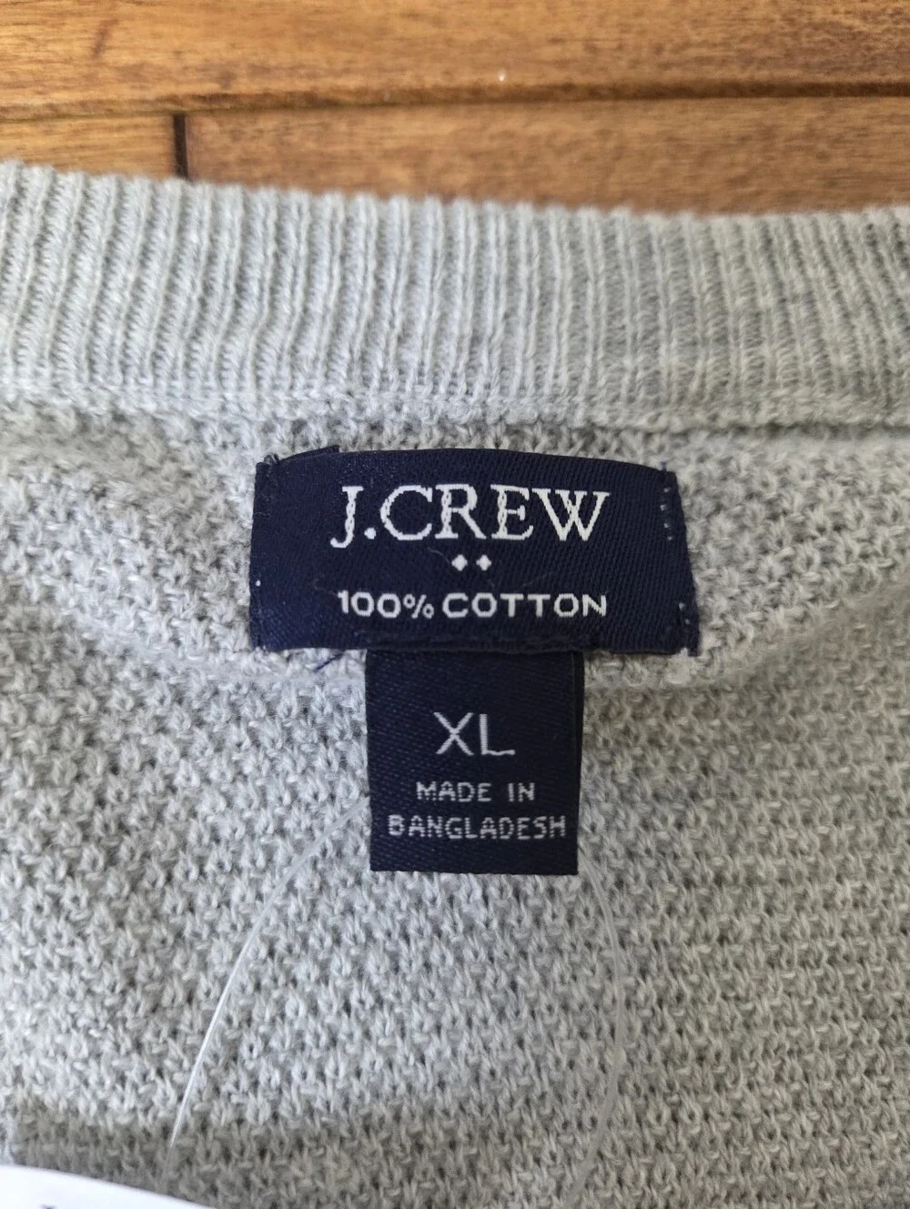 🆕️ J. Crew Men's Crewneck Sweater in Light Gray Size XL
